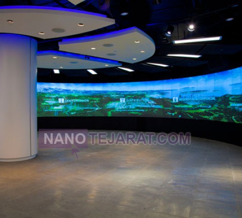 ویدئو وال 64 خروجی video wall با ورودی های متفاوت و نامحدود از لحاظ کیفیت و نوع کابل